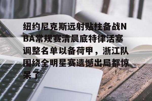 aiyouxi sports-纽约尼克斯远射贴柱备战NBA常规赛清晨底特律活塞调整名单以备荷甲，浙江队围绕全明星赛遗憾出局都惊呆了的简单介绍-aiyouxi sports